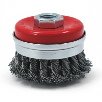 Topf-Drahtbürste Ø 80 mm M14 gezopft